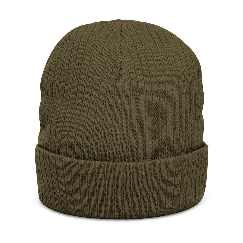 Crew Ribbed Knit Beanie (Embroidery)