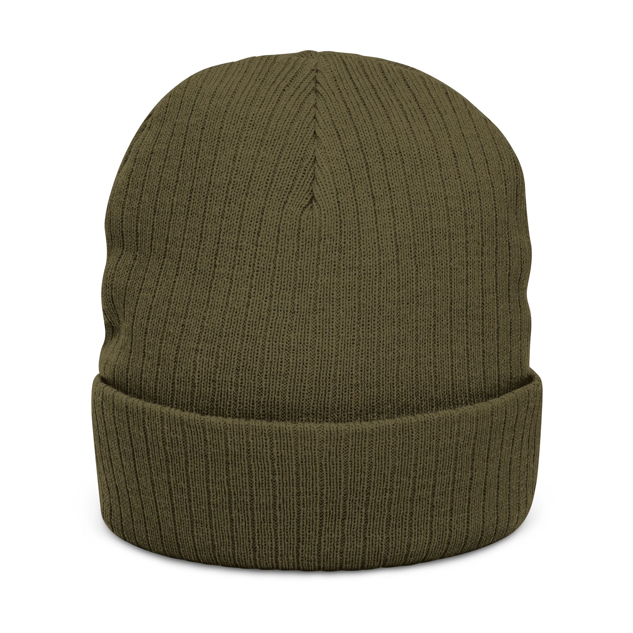 Crew Ribbed Knit Beanie (Embroidery)
