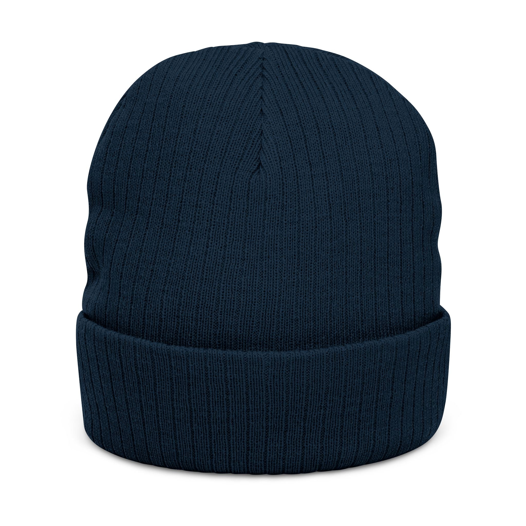 Crew Ribbed Knit Beanie (Embroidery)